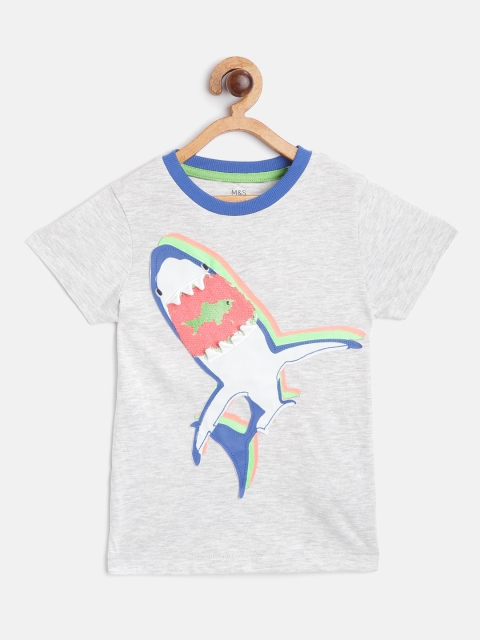 Marks & Spencer Boys Grey Melange Cotton Flip-Sequinned & Printed Sustainable T-shirt
Marks & Spencer Boys Grey Melange Cotton Flip-Sequinned & Printed Sustainable T-shirt