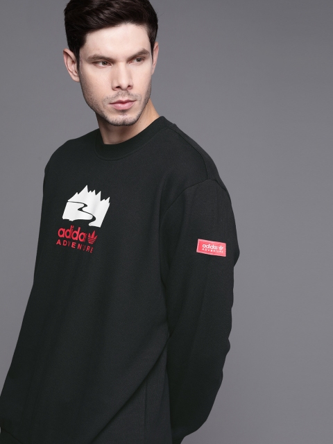 ADIDAS Originals Men Black Adventure Logo Print Cotton Crew Neck Loose Fit Sustainable Sweatshirt
ADIDAS Originals Men Black Adventure Logo Print Cotton Crew Neck Loose Fit Sustainable Sweatshirt