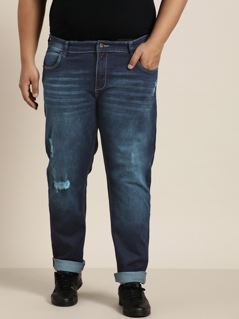 Sztori Men Plus Size Navy Blue Slim Fit Mildly Distressed Light Fade Stretchable Jeans
Sztori Men Plus Size Navy Blue Slim Fit Mildly Distressed Light Fade Stretchable Jeans