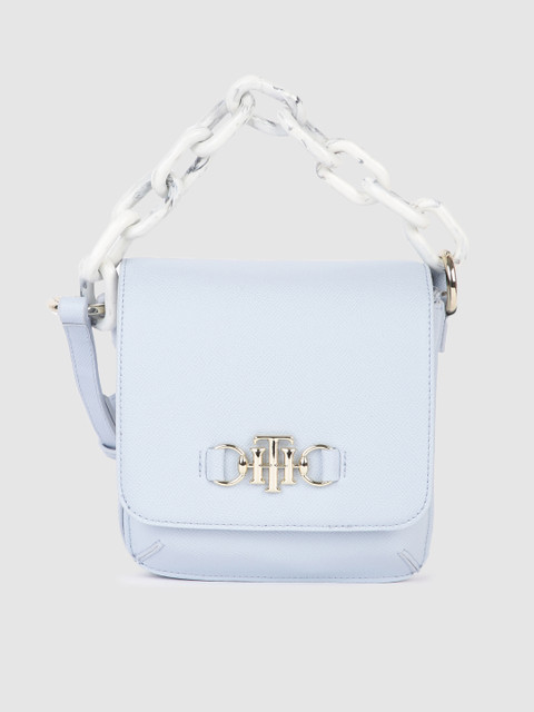 Tommy Hilfiger Blue Solid PU Regular Structured Sling Bag with Buckle Detail
Tommy Hilfiger Blue Solid PU Regular Structured Sling Bag with Buckle Detail