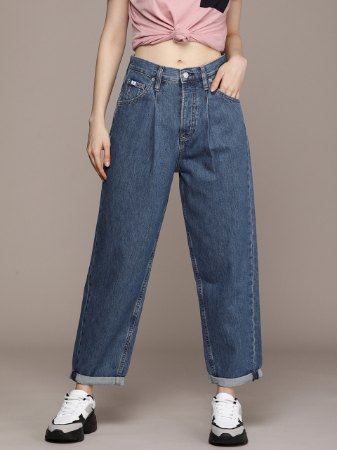 Calvin Klein Jeans Women Blue Low Impact Light Fade Stretchable Pure Cotton Baggy Jeans
Calvin Klein Jeans Women Blue Low Impact Light Fade Stretchable Pure Cotton Baggy Jeans