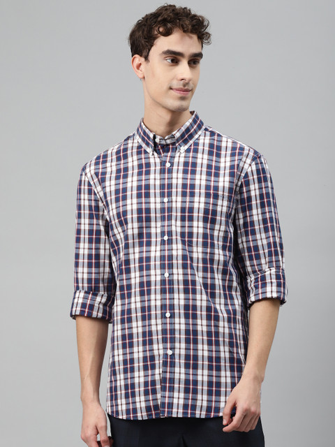 Marks & Spencer Men Navy Blue Tartan Checks Checked Cotton Casual Shirt
Marks & Spencer Men Navy Blue Tartan Checks Checked Cotton Casual Shirt