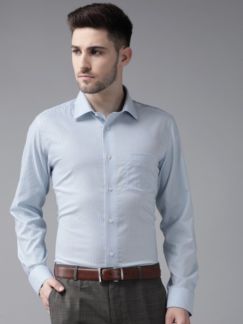 Blackberrys Men Blue & White India Slim Fit Striped Wrinkle Free Pocket Formal Shirt
Blackberrys Men Blue & White India Slim Fit Striped Wrinkle Free Pocket Formal Shirt
