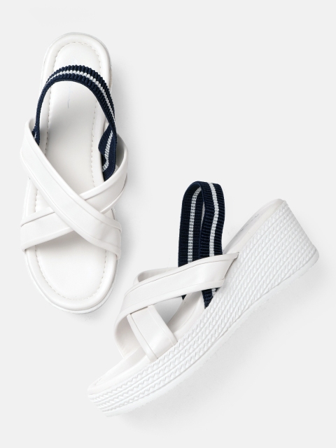 Mast & Harbour White Solid Wedges