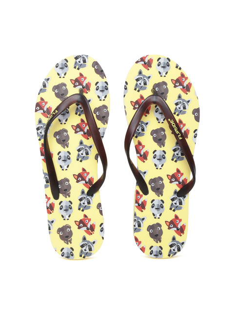 Flipside Women Brown & Yellow Printed Flip-Flops
Flipside Women Brown & Yellow Printed Flip-Flops