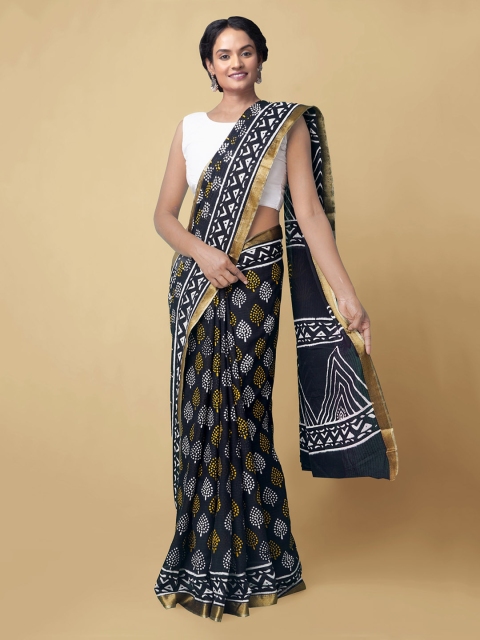 Unnati Silks Women Black & White Pure Handloom Mangalagiri Cotton Sustainable Saree
Unnati Silks Women Black & White Pure Handloom Mangalagiri Cotton Sustainable Saree