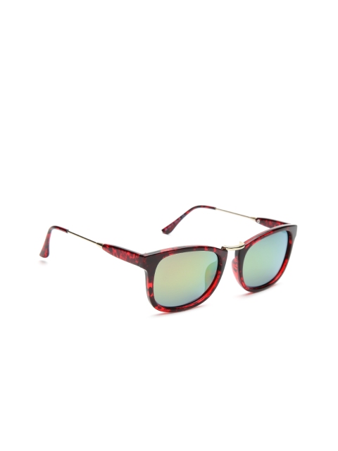 Daniel Klein Women Polarized Printed Mirrored Rectangular Sunglasses DK4017-COL4, Green
Daniel Klein Women Polarized Printed Mirrored Rectangular Sunglasses DK4017-COL4, Green
