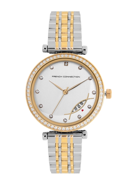 French Connection Women Multicoloured Embellished Dial & Silver Toned Stainless Steel Bracelet Style Straps Watch
French Connection Women Multicoloured Embellished Dial & Silver Toned Stainless Steel Bracelet Style Straps Watch