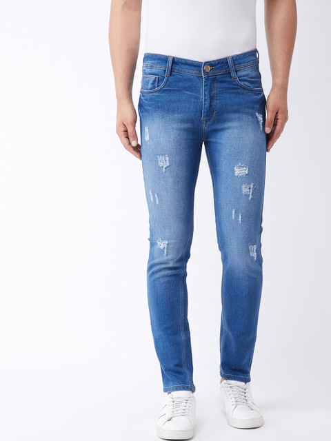 Purple Feather Men Blue Mid-Rise Mildly Distressed Heavy Fade Skinny Fit Stretchable Jeans
Purple Feather Men Blue Mid-Rise Mildly Distressed Heavy Fade Skinny Fit Stretchable Jeans