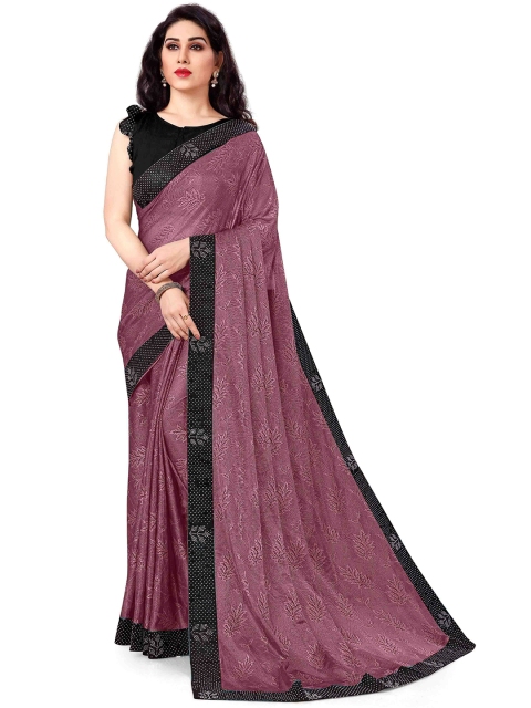 KALINI Women Violet& Black Embellished Self-designed Floral Motif Polyester Saree
KALINI Women Violet& Black Embellished Self-designed Floral Motif Polyester Saree