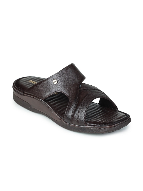 Liberty Men Brown Slip-On Flip Flop