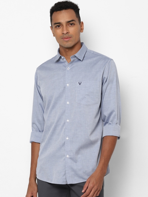 Allen Solly Men Blue Slim Fit Casual Shirt