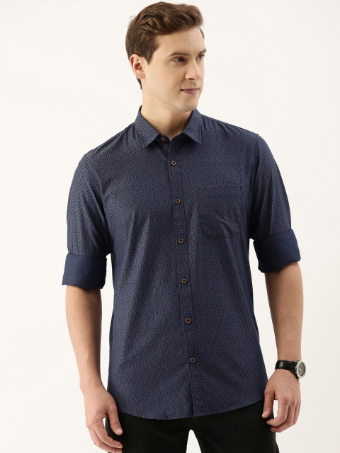 Peter England Casuals Men Navy Blue Slim Fit Printed Pure Cotton Casual Shirt
Peter England Casuals Men Navy Blue Slim Fit Printed Pure Cotton Casual Shirt