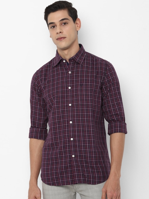 Allen Solly Men Maroon Slim Fit Pure Cotton Grid Tattersall Checks Checked Casual Shirt
Allen Solly Men Maroon Slim Fit Pure Cotton Grid Tattersall Checks Checked Casual Shirt