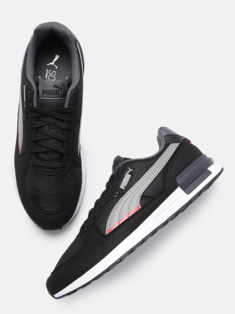 Puma Unisex Black Graviton Sneakers