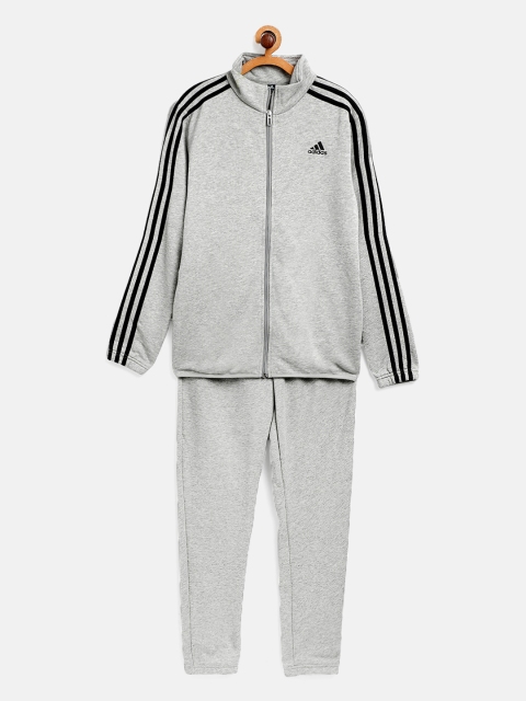 ADIDAS Boys Grey Melange Solid Essentials French Terry Training Sustainable Track Suit
ADIDAS Boys Grey Melange Solid Essentials French Terry Training Sustainable Track Suit