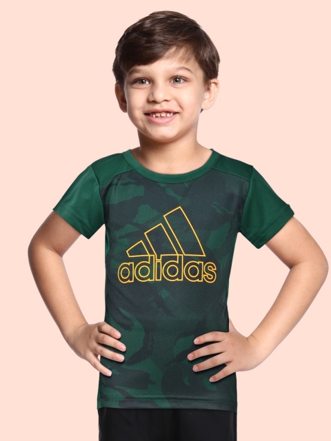 ADIDAS Boys Green & Black Abstract Printed Seas Aeroready Applique Training Or Gym Sustainable T-shirt
ADIDAS Boys Green & Black Abstract Printed Seas Aeroready Applique Training Or Gym Sustainable T-shirt