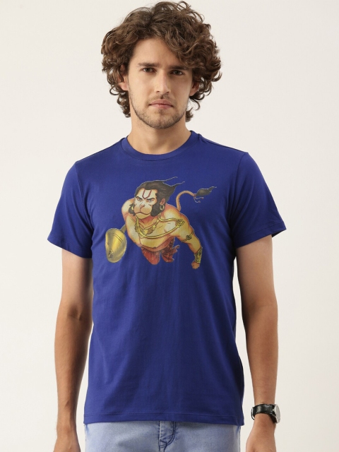 QUANCIOUS Men Blue & Mustard Yellow Graphic Printed Organic Cotton Sustainable T-shirt
QUANCIOUS Men Blue & Mustard Yellow Graphic Printed Organic Cotton Sustainable T-shirt