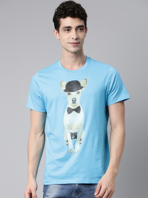 QUANCIOUS Men Turquoise Blue & White Graphic Printed Organic Cotton Sustainable T-shirt
QUANCIOUS Men Turquoise Blue & White Graphic Printed Organic Cotton Sustainable T-shirt