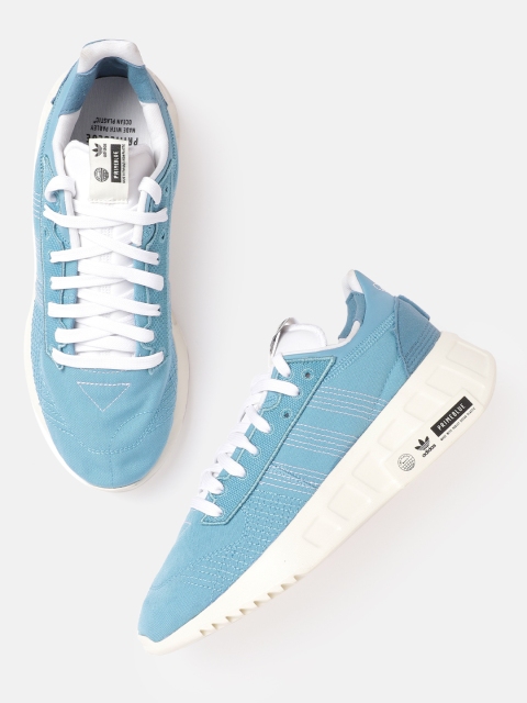 ADIDAS Originals Men Blue Thread Work Detail Geodiver Primeblue Sustainable Sneakers
ADIDAS Originals Men Blue Thread Work Detail Geodiver Primeblue Sustainable Sneakers