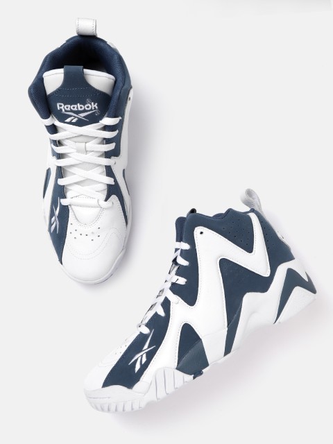 Reebok Classic Men Navy & White Kamikaze II Leather Colourblocked Sneakers, Navy blue
Reebok Classic Men Navy & White Kamikaze II Leather Colourblocked Sneakers, Navy blue