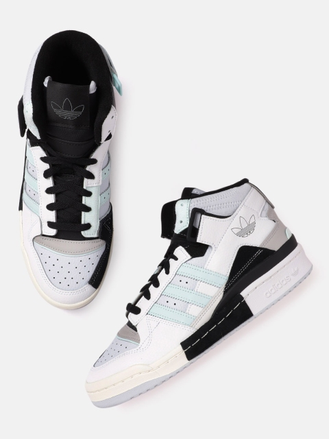 ADIDAS Originals Men White & Grey Forum Exhibit Mid Colourblocked Sustainable Sneakers
ADIDAS Originals Men White & Grey Forum Exhibit Mid Colourblocked Sustainable Sneakers