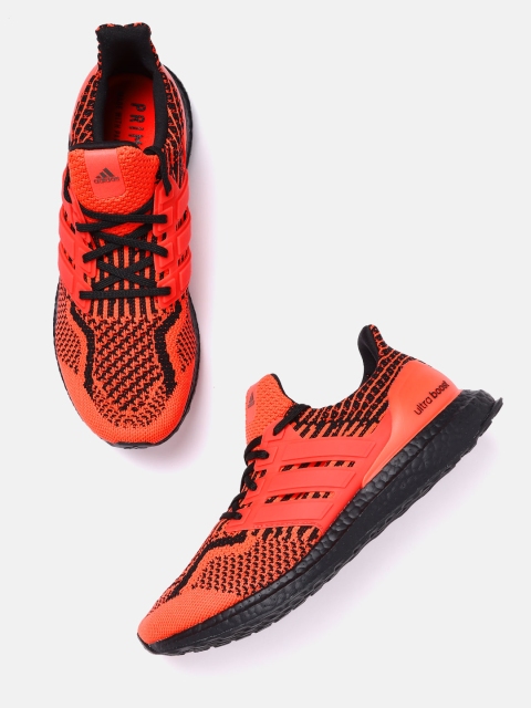ADIDAS Unisex Coral Orange & Black Woven Design Ultraboost 5.0 DNA Sustainable Running Shoes
ADIDAS Unisex Coral Orange & Black Woven Design Ultraboost 5.0 DNA Sustainable Running Shoes