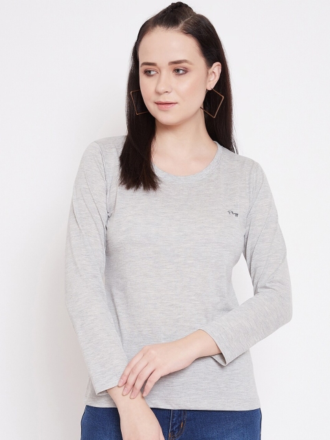Plagg Women Grey T-shirt