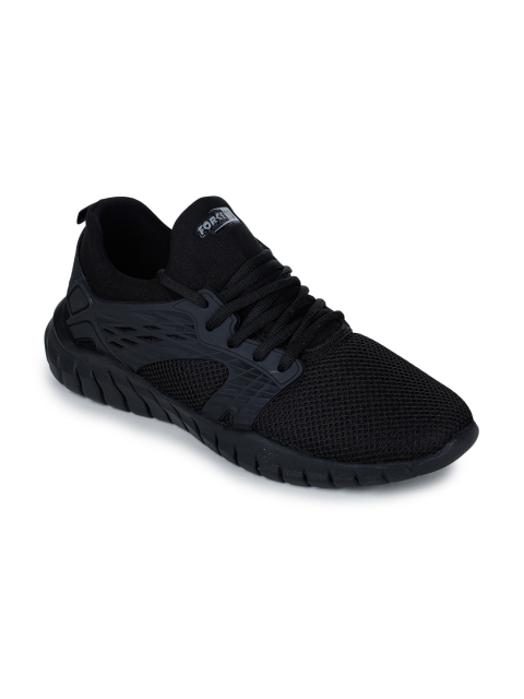 Liberty By Force 10 Men's Black Mid-Top Sports Shoes