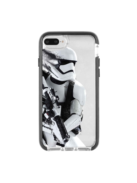 macmerise Transparent & Black Trooper Storm Printed iPhone 8 Plus Back Case