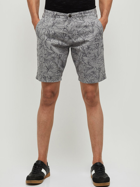 max Men Grey Floral Printed Mid-Rise Pure Cotton Regular Shorts
max Men Grey Floral Printed Mid-Rise Pure Cotton Regular Shorts
