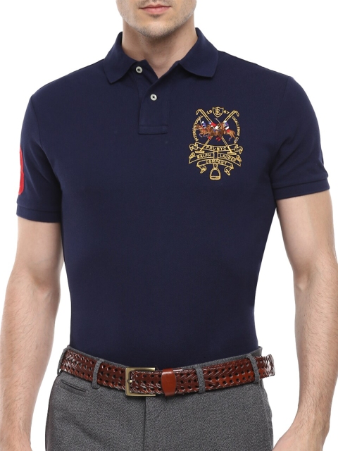 Polo Ralph Lauren Men Navy Blue Brand Logo Polo Collar Embroidered Slim Fit Pure Cotton T-shirt
Polo Ralph Lauren Men Navy Blue Brand Logo Polo Collar Embroidered Slim Fit Pure Cotton T-shirt