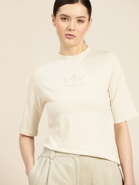 ether Kora Collection Women Off-White Unbleached Fabric Sustainable Pure Cotton T-shirt
ether Kora Collection Women Off-White Unbleached Fabric Sustainable Pure Cotton T-shirt