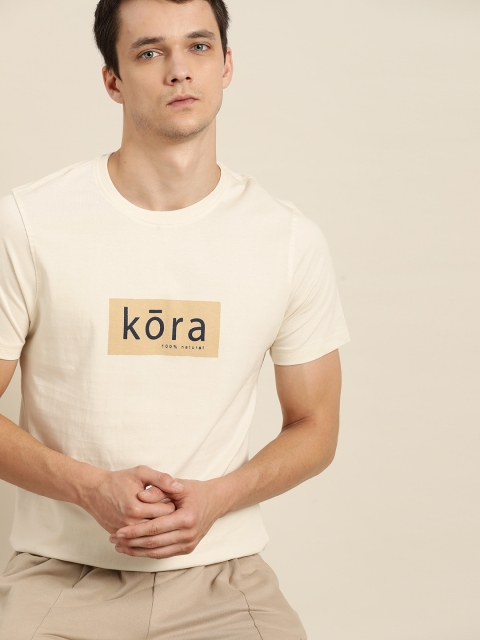 ether Kora Collection Men Cream-Coloured Sustainable Unbleached Fabric Block Print T-shirt
ether Kora Collection Men Cream-Coloured Sustainable Unbleached Fabric Block Print T-shirt