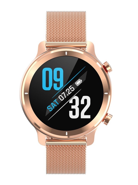 French Connection Unisex Rose Gold-Toned & Black Solid R4-D Touch screen smartwatch With HRM & Smart Phone Notification
French Connection Unisex Rose Gold-Toned & Black Solid R4-D Touch screen smartwatch With HRM & Smart Phone Notification
