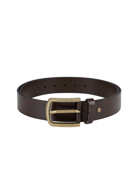 Da Milano Men Brown Leather Belt