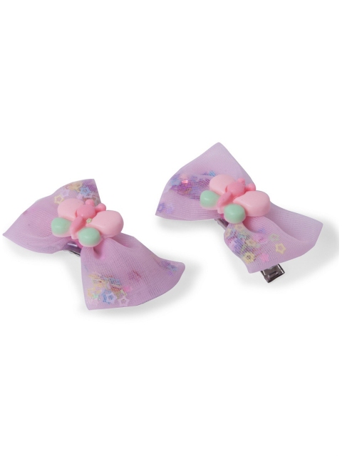 Stoln Girls Purple & Pink Set of 2 Hair Accessory Set