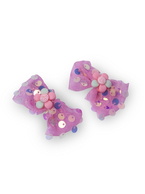 Stoln Girls Pink & Blue Set of 2 Embellished Hair Accessory Set