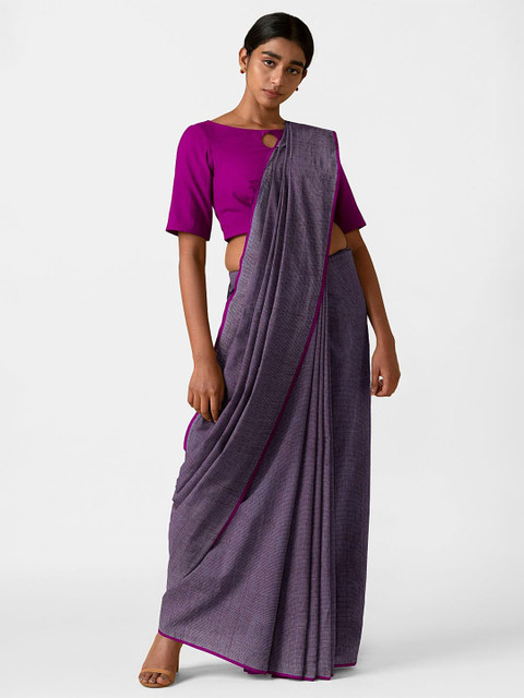 Taneira Violet Linen Blend Saree
Taneira Violet Linen Blend Saree
