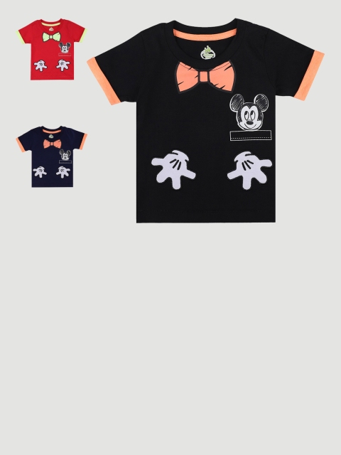 Bodycare Kids Boys Pack-3 Red & Navy Blue& Black Mickey Mouse Printed Slim Fit T-shirt
Bodycare Kids Boys Pack-3 Red & Navy Blue& Black Mickey Mouse Printed Slim Fit T-shirt
