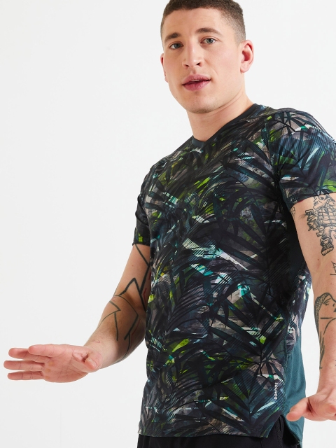 Domyos By Decathlon Men Green Printed V-Neck Moisture Wicking Training or Gym T-shirt
Domyos By Decathlon Men Green Printed V-Neck Moisture Wicking Training or Gym T-shirt