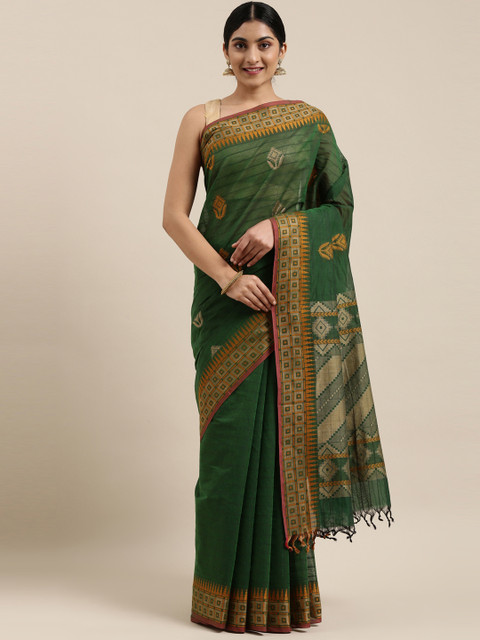 The Chennai Silks Classicate Green & Beige Woven Design Silk Cotton Maheshwari Saree
The Chennai Silks Classicate Green & Beige Woven Design Silk Cotton Maheshwari Saree