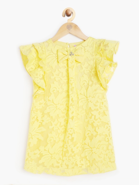One Friday Yellow A-Line Dress