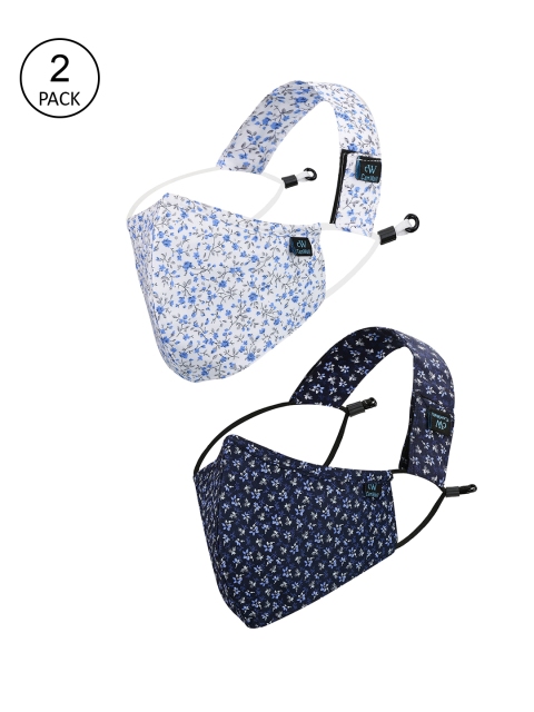 CENWELL Adults Pack of 2 Reusable 6-Ply 3D Cloth Masks with Detachable Headband, White
CENWELL Adults Pack of 2 Reusable 6-Ply 3D Cloth Masks with Detachable Headband, White
