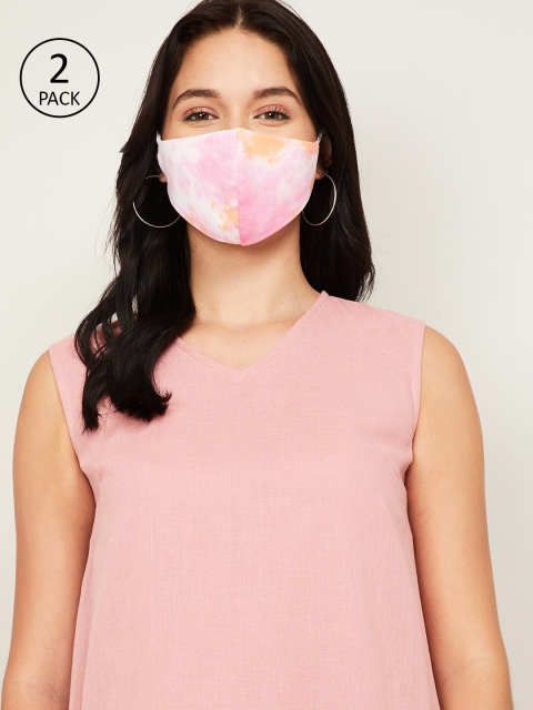 Ginger by Lifestyle Women Pack Of 2 Printed 2-Ply Reusable Cotton Cloth Face Masks, Pink
Ginger by Lifestyle Women Pack Of 2 Printed 2-Ply Reusable Cotton Cloth Face Masks, Pink