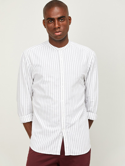 CODE by Lifestyle Men Charcoal Slim Fit Striped Casual Shirt
CODE by Lifestyle Men Charcoal Slim Fit Striped Casual Shirt