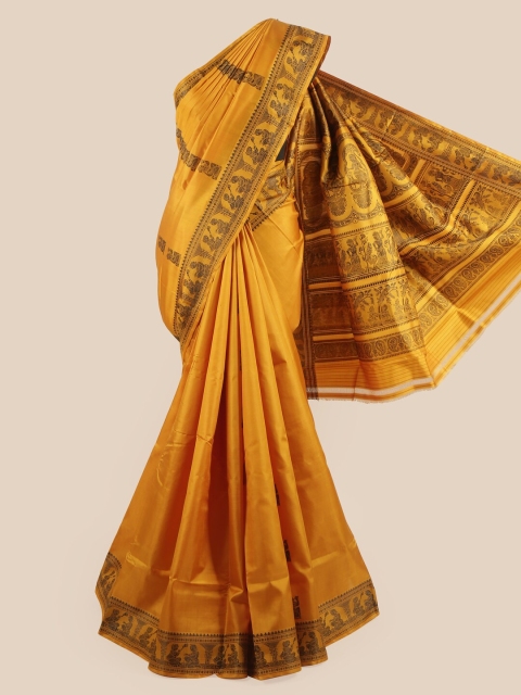 Pothys Mustard & Grey Warli Woven Design Pure Silk Traditional Baluchari Saree
Pothys Mustard & Grey Warli Woven Design Pure Silk Traditional Baluchari Saree