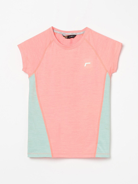 Fame Forever Active Girls Pink & Blue Colourblocked T-shirt
Fame Forever Active Girls Pink & Blue Colourblocked T-shirt