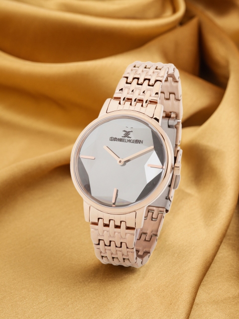 Daniel Klein Women Silver-Toned Dial & Rose Gold Toned Straps Analogue Watch DK.1.12855-2
Daniel Klein Women Silver-Toned Dial & Rose Gold Toned Straps Analogue Watch DK.1.12855-2