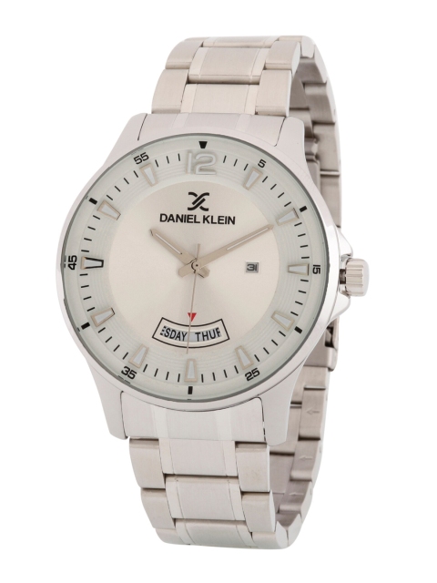 Daniel Klein Men Silver-Toned Dial & Silver Toned Stainless Steel Bracelet Style Straps Analogue Watch
Daniel Klein Men Silver-Toned Dial & Silver Toned Stainless Steel Bracelet Style Straps Analogue Watch